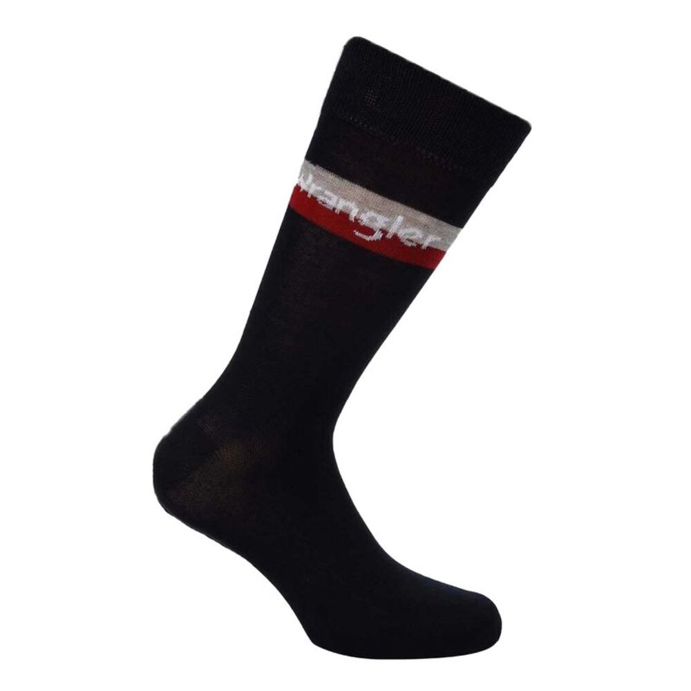 Wrangler Unisex Adult Socks (Pack of 3) / Blue/Black/Gray - Picture 2 of 2